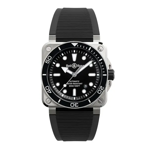 Bell & Ross BR 03 Diver Black Steel BR03A-D-BL-ST/SRB