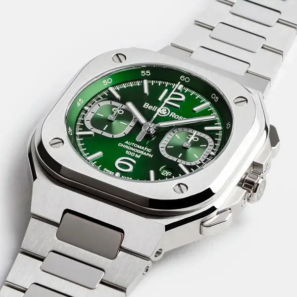 Bell & Ross BR 05 Chrono Green Steel BR05C-GN-ST/SST