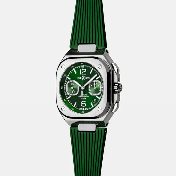 Bell & Ross BR 05 Chrono Green Steel BR05C-GN-ST/SRB