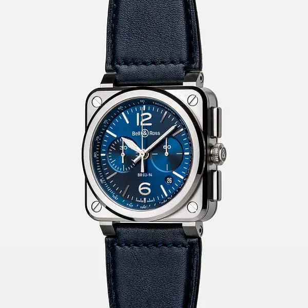 Bell & Ross Blue Steel BR0394-BLU-ST/SCA