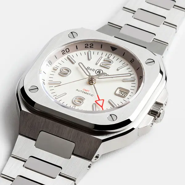 Bell & Ross BR 05 GMT White BR05G-SI-ST/SST