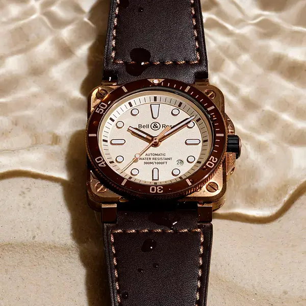 Bell & Ross Diver White Bronze BR0392-D-WH-BR/SCA