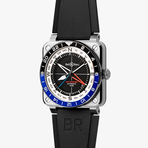 Bell & Ross BR-03 GMT Compass BR0393-COM-ST/SRB