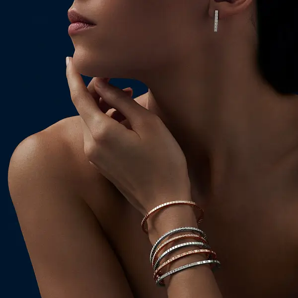 Gold Chopard Ice Cube Bracelet 857702-1010