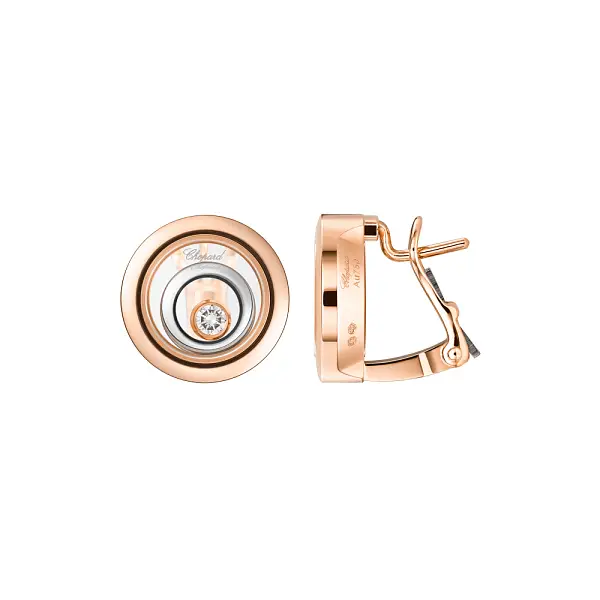 Gold Earrings Chopard Happy Spirit 848230-9001