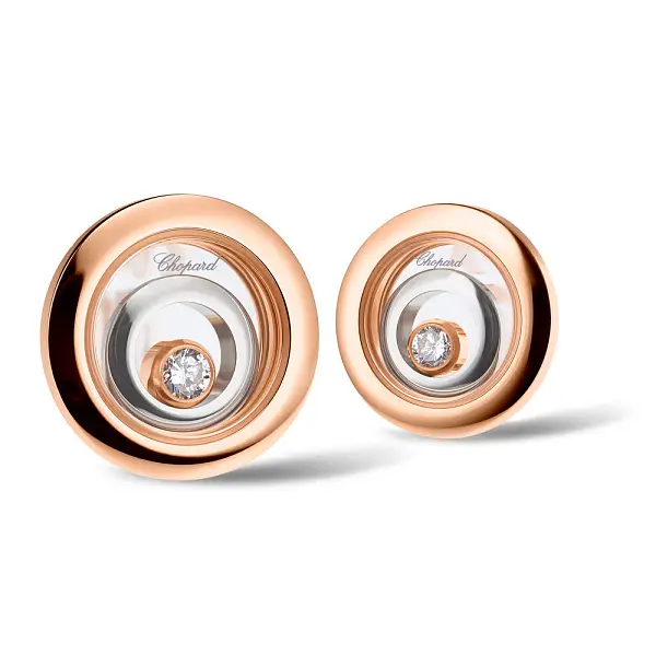 Gold Earrings Chopard Happy Spirit 848230-9001
