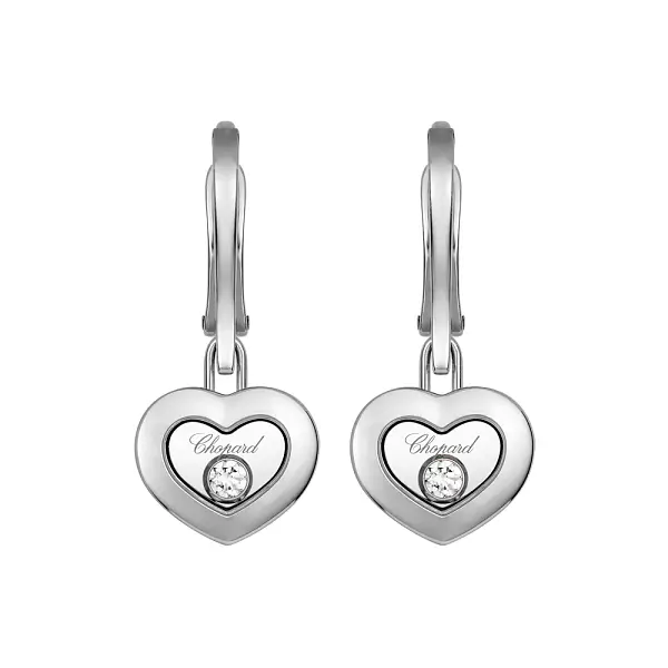 Gold Earrings Chopard Happy Diamonds 83A054-1301