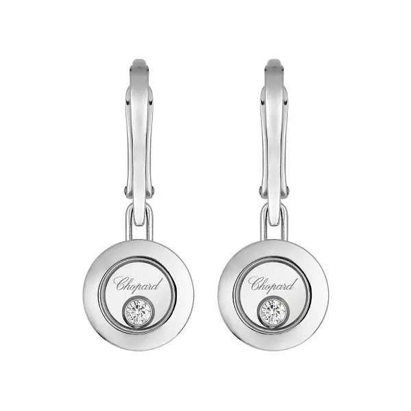 Gold Earrings Chopard Happy Diamonds 83A017-1301