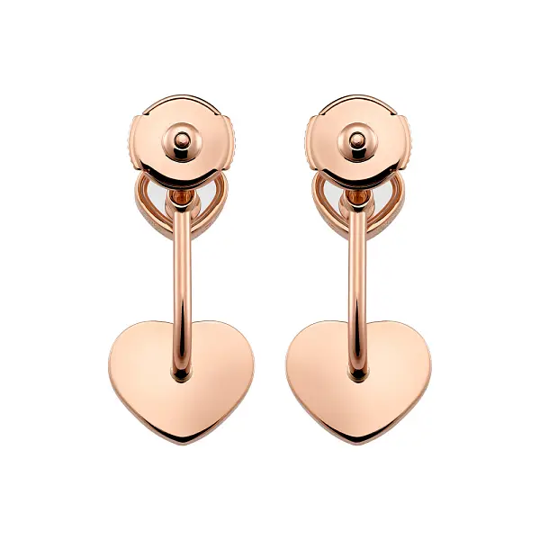 Gold Earrings Chopard Happy Hearts 83A082-5801