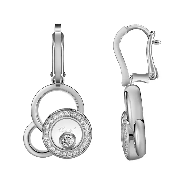 Gold Earrings Chopard Happy Diamonds 839769-1002