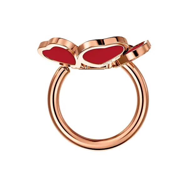 Gold Ring Chopard Happy Hearts Flower 82A085-5811