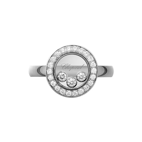 Gold Ring Chopard Happy Diamonds 82A018-1211