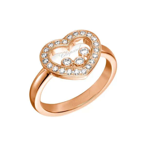 Gold Ring Chopard Happy Diamonds 82A611-5211