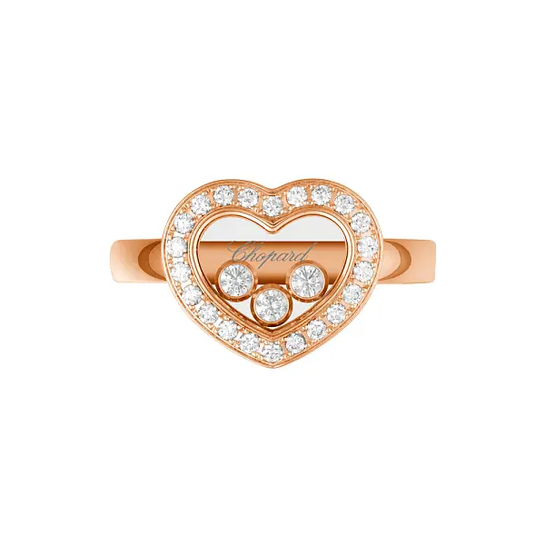 Gold Ring Chopard Happy Diamonds 82A611-5211