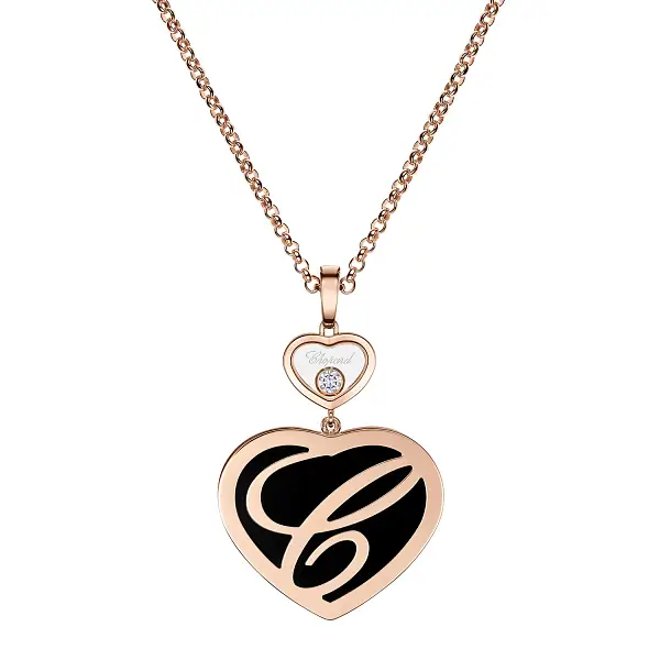 Gold Pendant Chopard Happy Hearts 79A075-5201