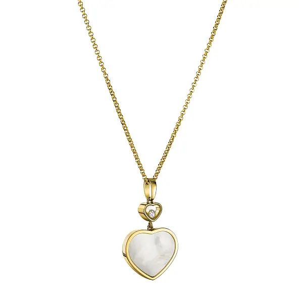 Gold Pendant Chopard Happy Hearts 797482-0301