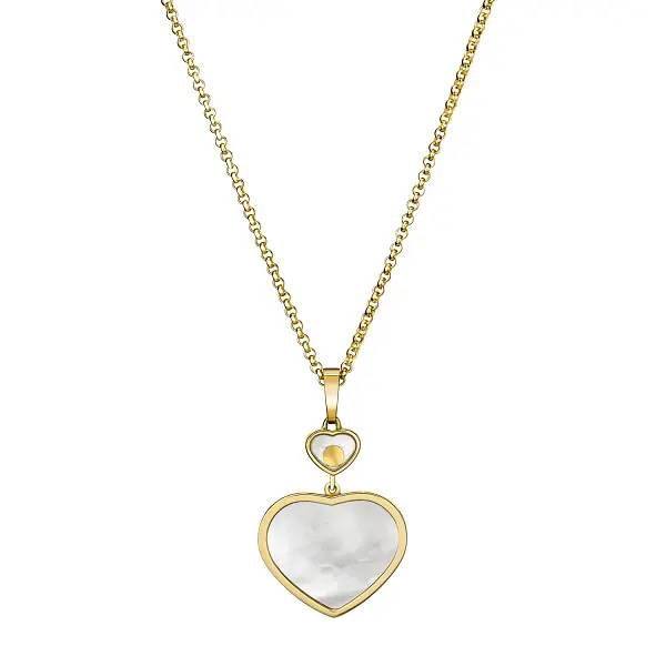 Gold Pendant Chopard Happy Hearts 797482-0301