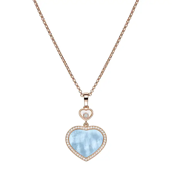 Gold Pendant Chopard Happy Hearts 79A074-5340