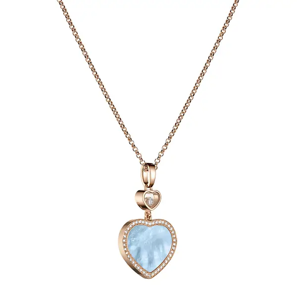 Gold Pendant Chopard Happy Hearts 79A074-5340