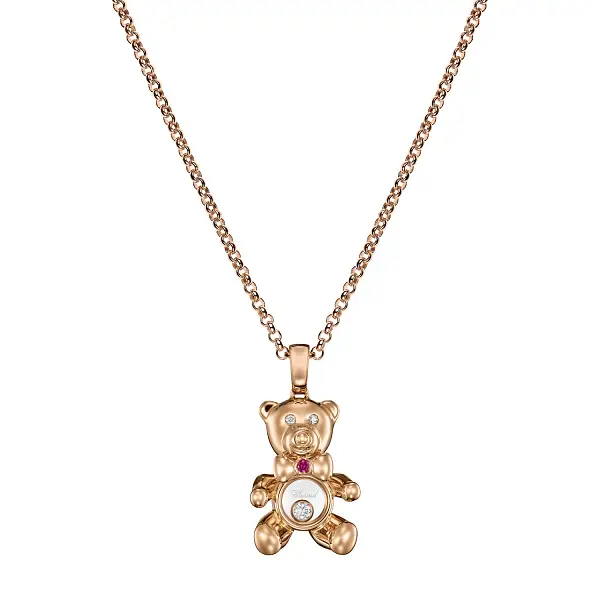 Gold Pendant Chopard Happy Diamonds Teddy Bear 79A188-5001