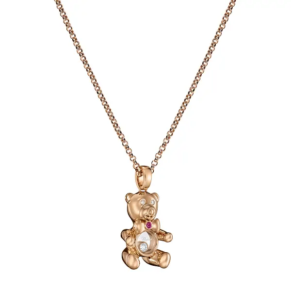 Gold Pendant Chopard Happy Diamonds Teddy Bear 79A188-5001