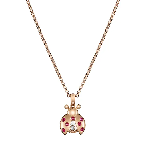 Gold Pendant Chopard Happy Diamonds Ladybird 79A186-5001