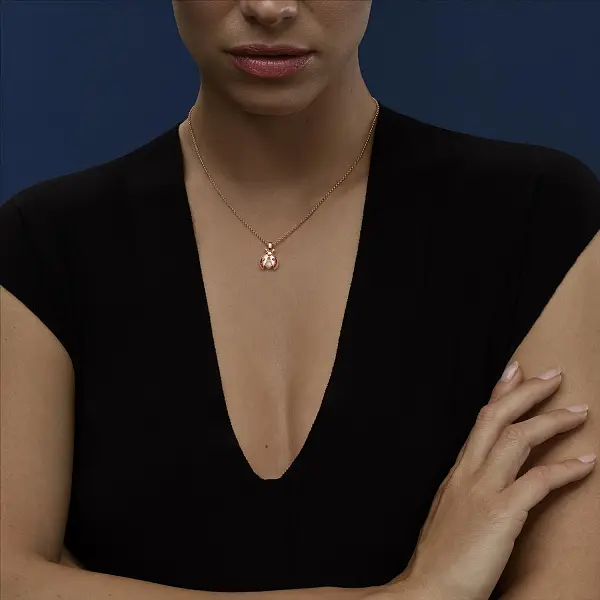 Gold Pendant Chopard Happy Diamonds Ladybird 79A186-5001