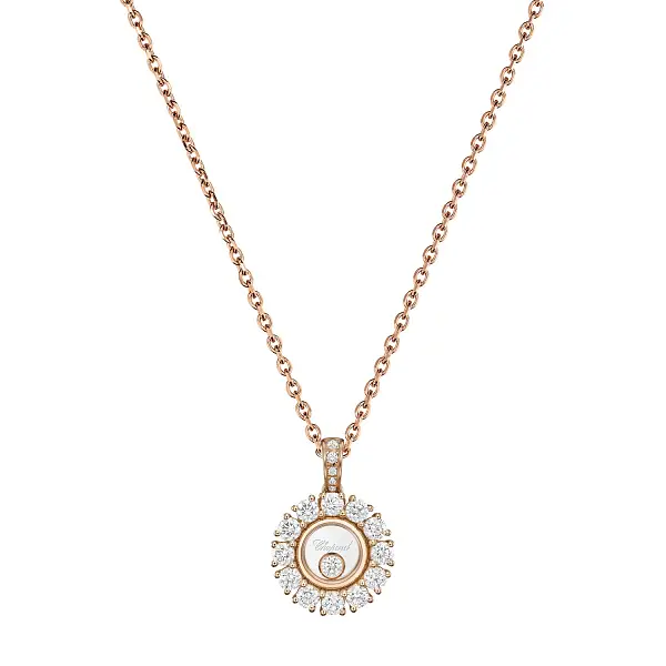 Gold Pendant Chopard Happy Diamonds 79A609-5001