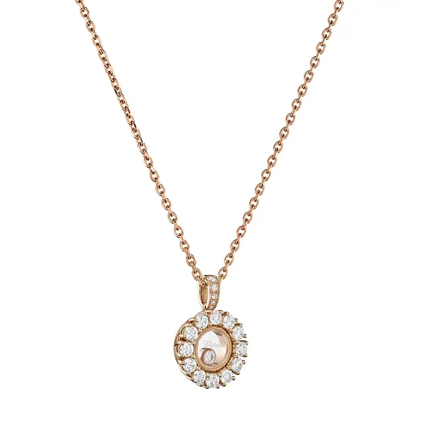 Gold Pendant Chopard Happy Diamonds 79A609-5001