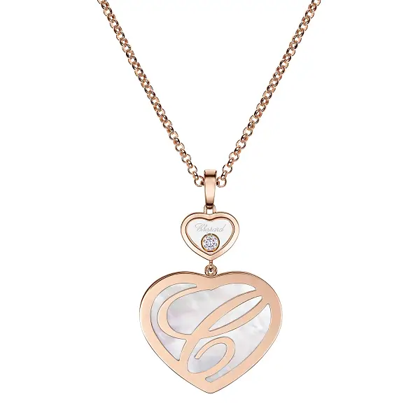 Gold Pendant Chopard Happy Hearts 79A075-5301