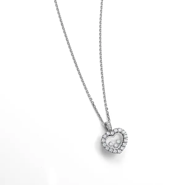 Gold Pendant Chopard Happy Diamonds 79A615-1001