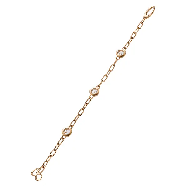 Gold Bracelet Chopard Happy Diamonds 85A117-5010