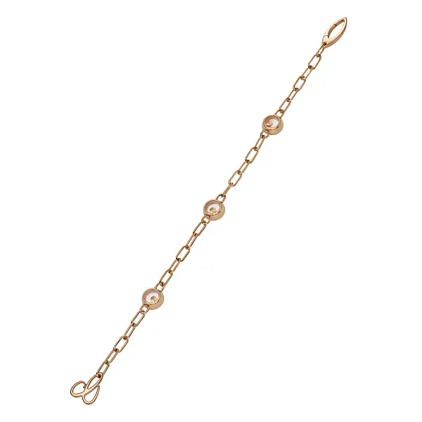 Gold Bracelet Chopard Happy Diamonds 85A117-5010