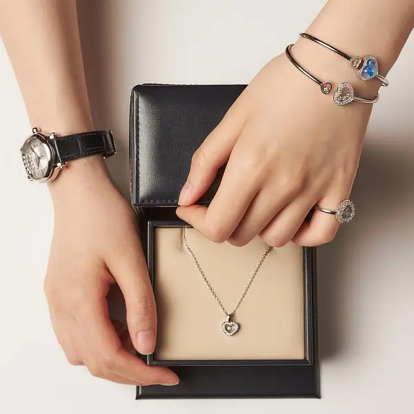 Gold Chopard Happy Diamonds Bracelet 85A614-1202