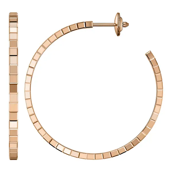 Gold Earrings Chopard Ice Cube 837702-5007