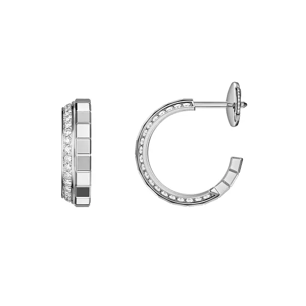 Gold Earrings Chopard Ice Cube 837008-1001