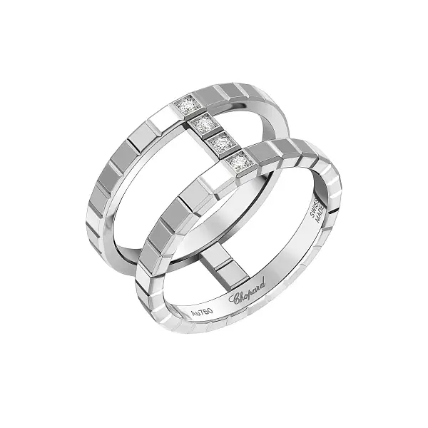 Gold Ring Chopard Ice Cube 827006-1018