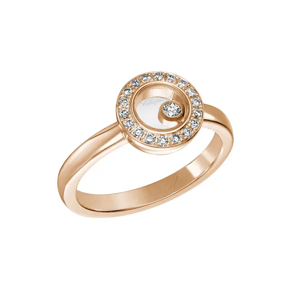 Gold Ring Chopard Happy Diamonds 82A017-5210