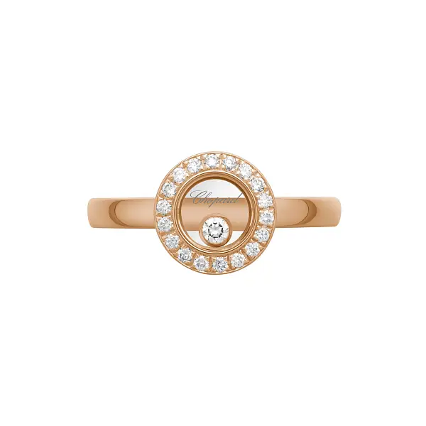 Gold Ring Chopard Happy Diamonds 82A017-5210