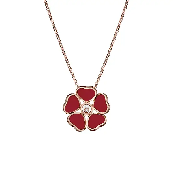 Gold Pendant Chopard Happy Hearts 79A085-5811