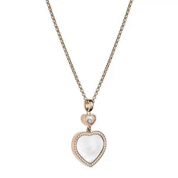 Gold Chopard Happy Heatrs Necklace 79A074-5301
