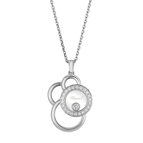 Gold Pendant Chopard Happy Diamonds 799888-1002
