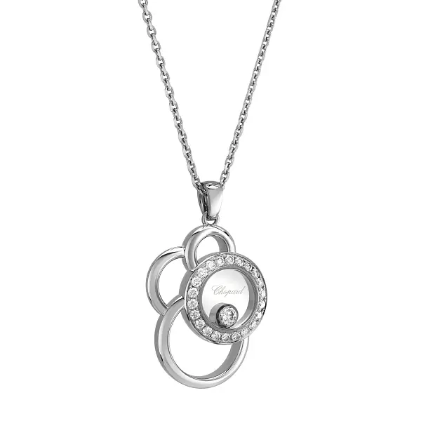 Gold Pendant Chopard Happy Diamonds 799888-1002