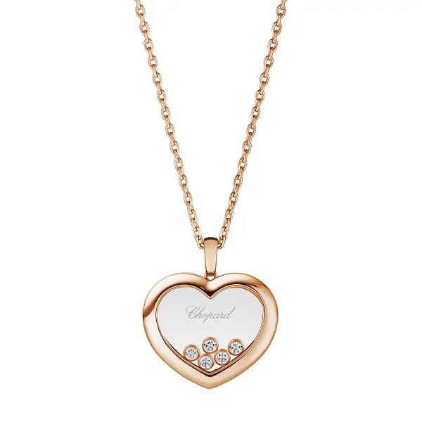 Gold Pendant Chopard Happy Diamonds 79A039-5001