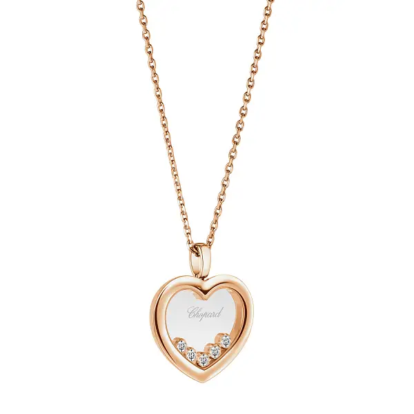 Gold Pendant Chopard Happy Diamonds 79A039-5001