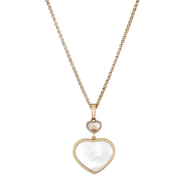Gold Pendant Chopard Happy Hearts 797482-5301