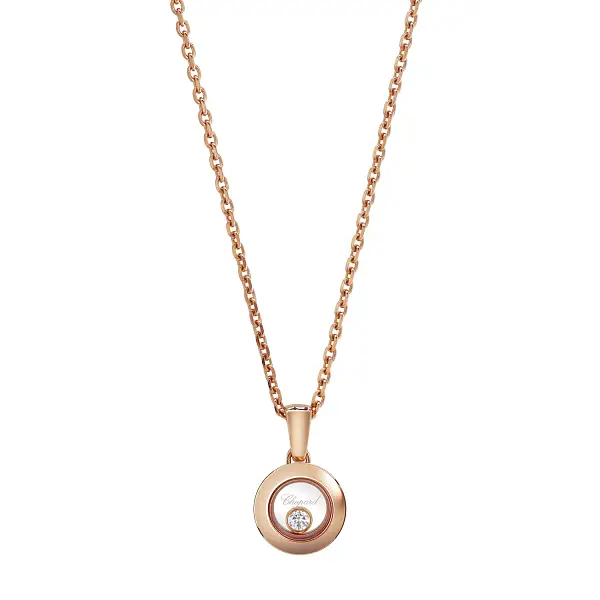 Gold Pendant Chopard Happy Diamonds 79A017-5001
