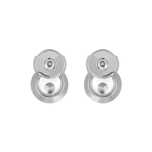 Gold Earrings Chopard Happy Diamonds 83A017-1001