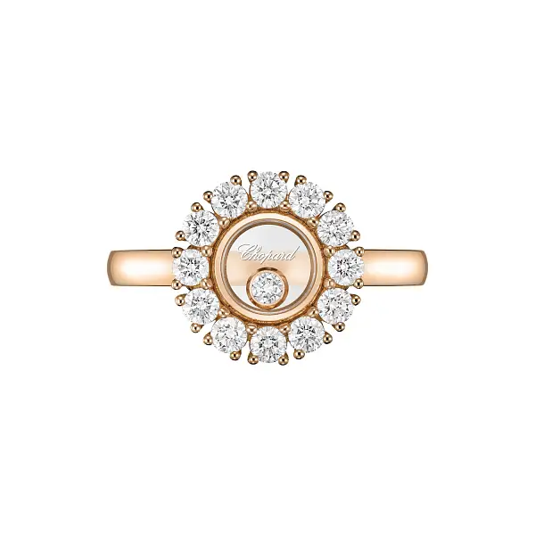 Gold Ring Chopard Happy Diamonds 82A609-5110