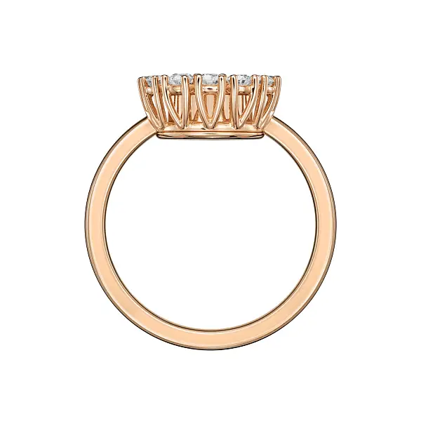 Gold Ring Chopard Happy Diamonds 82A609-5110